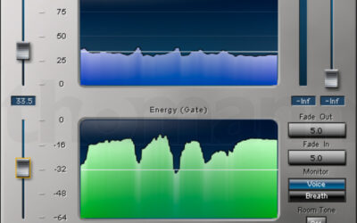 Remove breathing noises from voice recordings